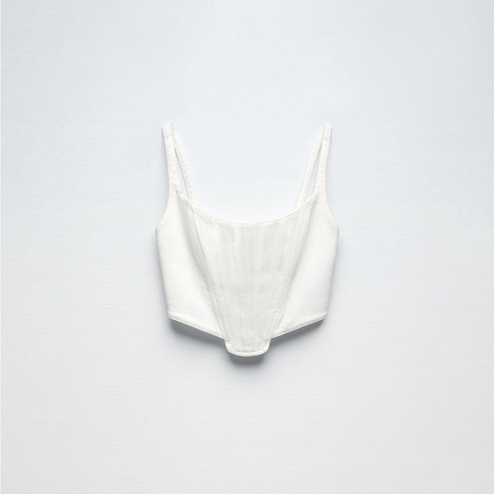 NEVER WORN Zara corset top